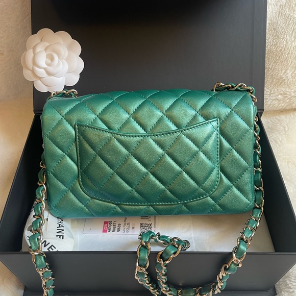 Chanel Mini Rectangular iridescent - Picture 4 of 11